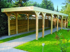 Einzelcarport 7004 Akzent mit Stellplatzverlängerung